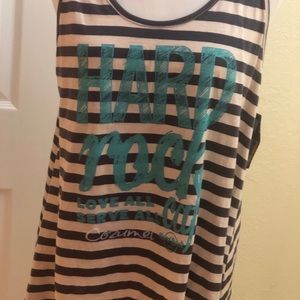 Brand new hard rock Cozumel hi-low shirt